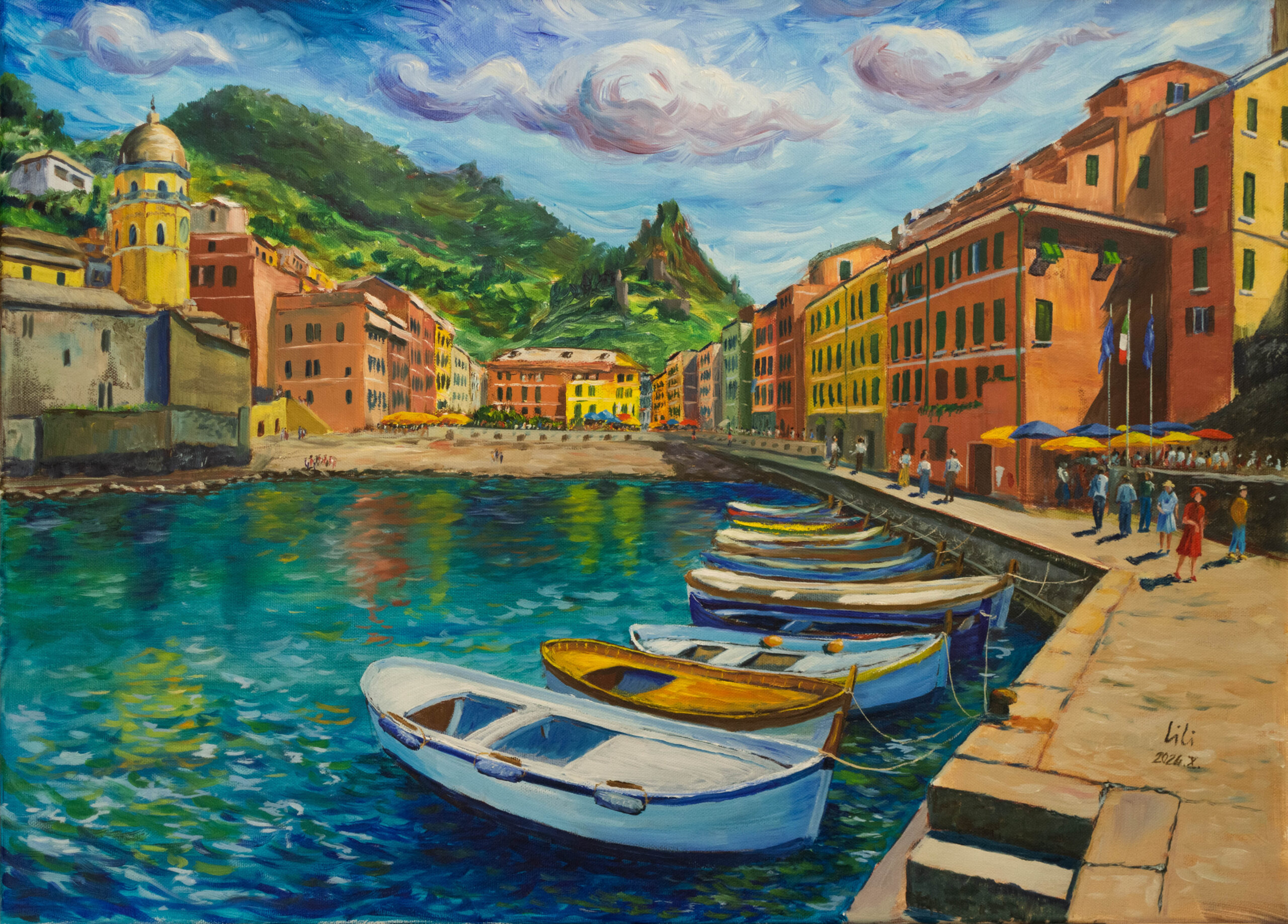 151 Cinque Terre impresszió