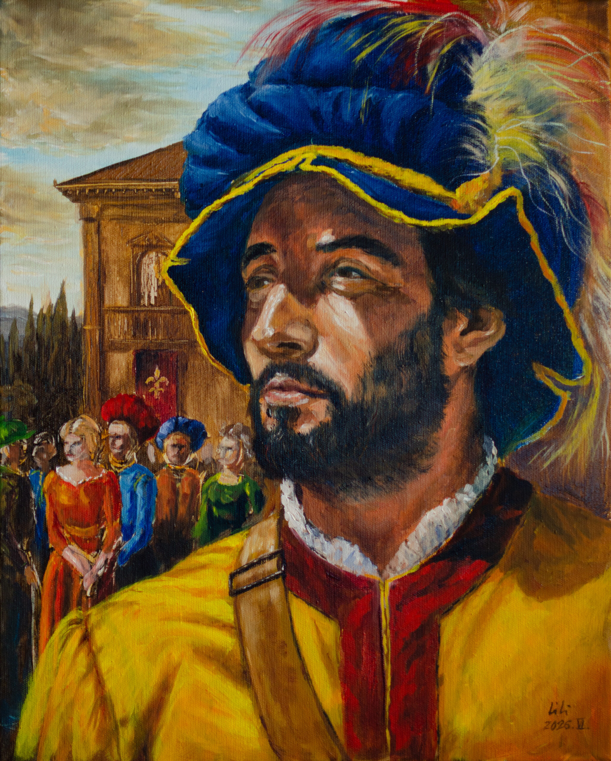 174 Fiatal firenzei nemes